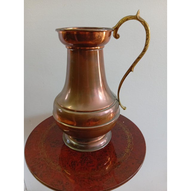 Copper Pitcher by L. Lecellier Villedieu, 1950s For Sale - Image 4 of 4