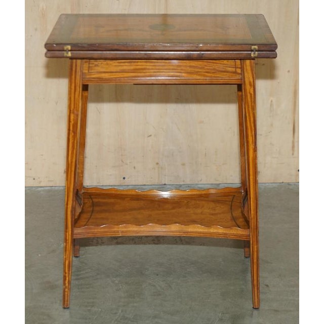 Antique Sheraton Revival Games Cards Side Table from Howard & Sons For Sale - Image 14 of 18