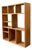 Vintage Modernist Oak Open-Shelf Room Divider Bookcase For Sale