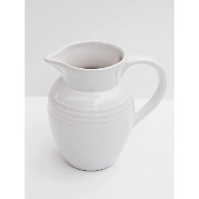 Petite Le Creuset Stoneware Pitcher/Capacity 10oz. For Sale - Image 4 of 5