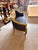 1960s Vintage Rococo Loveseat Black & Beige Velvet 55W For Sale - Image 5 of 10
