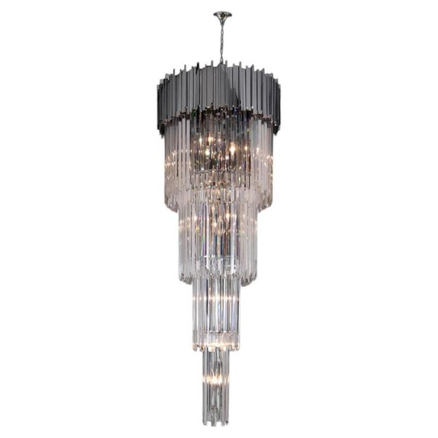 Collection Jupiter Chandelier in Metal and Crystal by Jago For Sale - Image 18 of 18