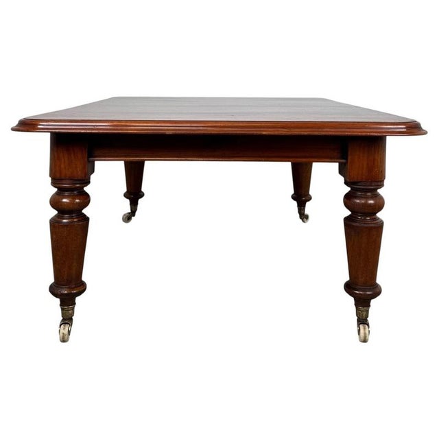 19th Century 19th Century Victorian English Extending Mahogany Dining Table For Sale - Image 5 of 10