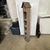 Rustic standing farmhouse, French country birdhouse.with five shelves. Measures 6” square x 53” h.