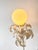 Italian Enamel White Leaf Tole Floor Lamp by Sergio Terzani, 1970s For Sale - Image 16 of 18