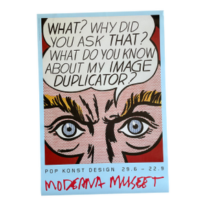 Roy Lichtenstein (1923-1997), Image Duplicate, 1963, Pop Kunst Design, Copyright Estate of Roy Lichtenstein/Bus 2013,