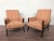 Brown Set of Vintage Wooden Armchairs in Fabric, 1970s For Sale - Image 8 of 8