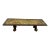 Mid Century Dolphin Koi Fish Reverse Painted Glass Coffee Table For Sale