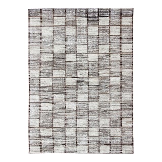 Modern Checkerboard Piled Rug by Keivan Woven Arts 10'0 X 13'10 For Sale