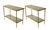 Mid-Century Modern Pair of Mid-Century Maison Bagues Palmier Bronze Dore Side Tables, Circa 1940 For Sale - Image 3 of 5