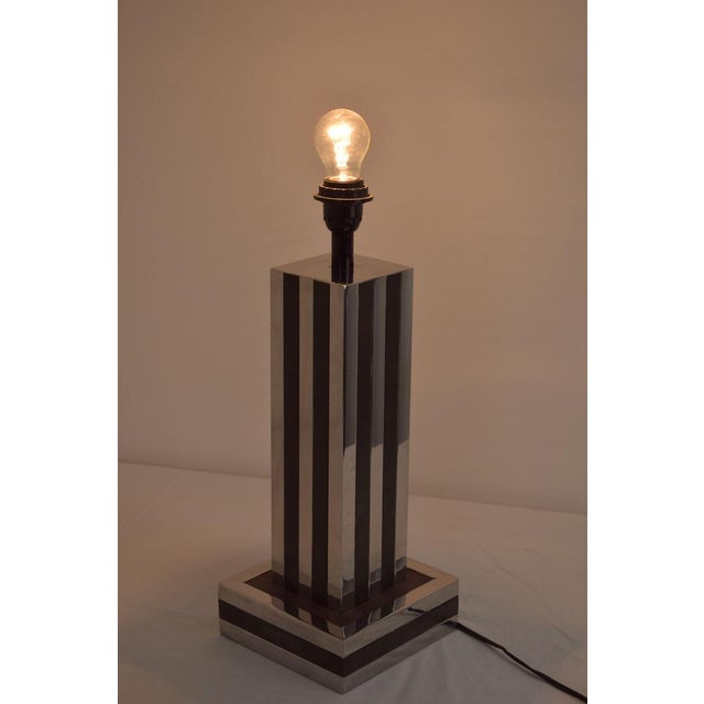 Gold Vintage Table Lamp, Italy, 1970 For Sale - Image 8 of 12