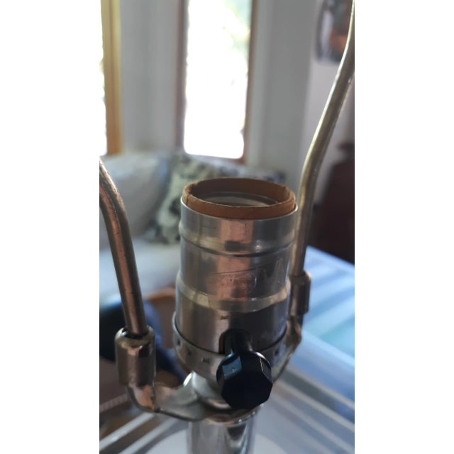 Bauer Mid Century Modern Clear Lite Stacked Lucite Table Lamp For Sale - Image 12 of 12