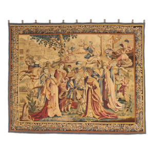 Antique French Tapestry, 07'08 X 08'11