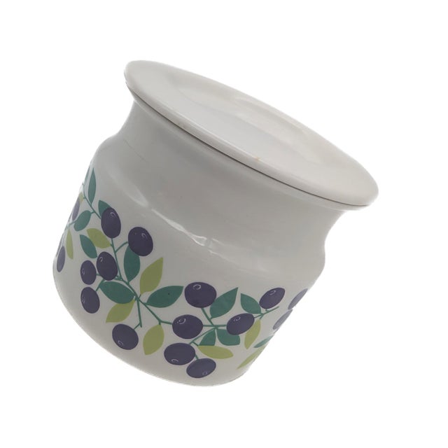 Vintage Arabia Finland Pomona Jar With Lid For Sale In Miami - Image 6 of 10