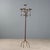 Brown Italian Candleholder in Wrought Iron For Sale - Image 8 of 8