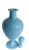 Portieux Vallerysthal Large French Blue Opaline Stoppered Bottle For Sale - Image 4 of 9