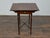 19th Century English Mahogany Drop-Leaf Table with Slender Tapering Legs For Sale - Image 9 of 12