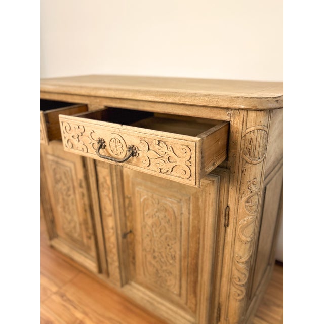 French 19th Century French Walnut Side Board For Sale - Image 3 of 6