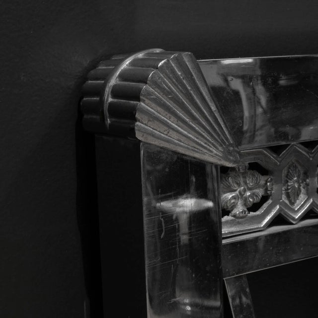 Art Deco Nickel Double/Full Bed Frame c.1930 For Sale - Image 4 of 11