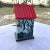 Illustration 1970s Hand Painted Asymmetrical Wooden Birdhouse For Sale - Image 3 of 6