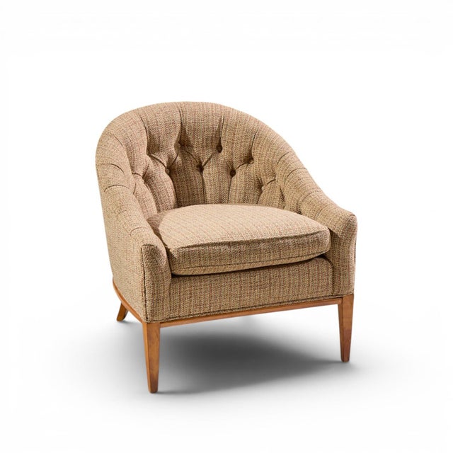 Erwin Lambeth Style Mid Century Walnut Lounge Chairs - Pair For Sale - Image 12 of 12