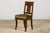 Set of 10 Mid-19th Century French Directoire Walnut Dining Chairs in Olive Green For Sale - Image 9 of 18