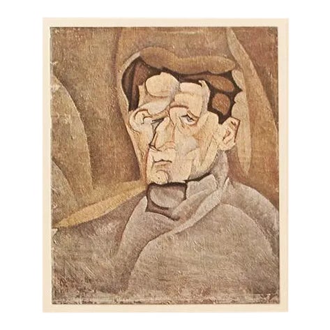 1947 After Juan Gris "Portrait of Maurice Raynal", First Edition Offset Lithograph For Sale