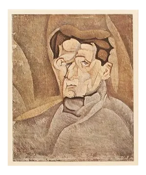 1947 After Juan Gris "Portrait of Maurice Raynal", First Edition Offset Lithograph
