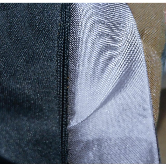 Japanese Silk Obi Bolster Pillow, Hand-Crafted, 1920s For Sale - Image 13 of 15