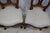 Italian Vintage Hand Carved Italian Walnut Chairs With Leather Seats For Sale - Image 3 of 6