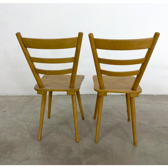 German Brutalist Bistro Chairs - Set of 8 For Sale - Image 12 of 16