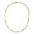 5.45ct Ranibow Sapphire Square Cut Tennis Necklace in 18k Yellow Gold For Sale