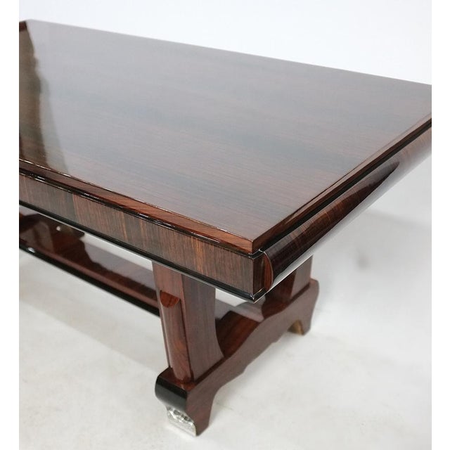 Vintage French Art Deco Dining Table by Jules Leleu, 1930s For Sale - Image 9 of 17