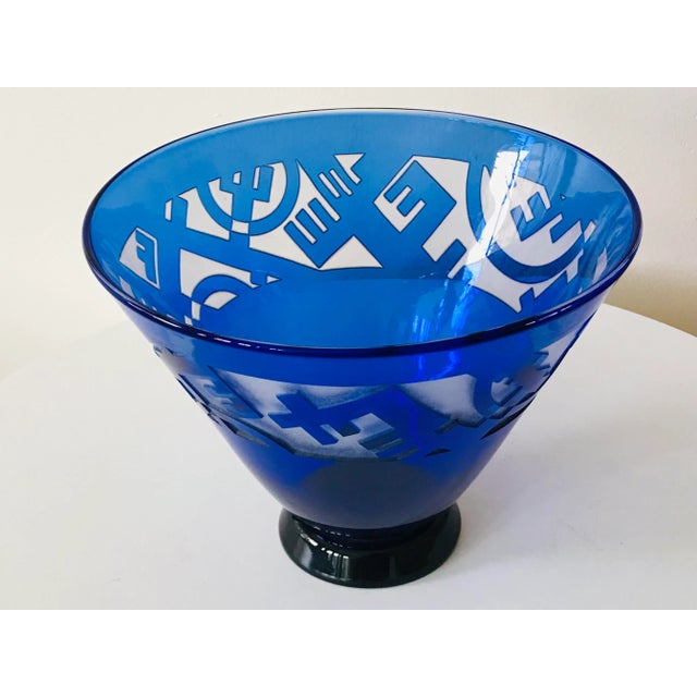 1980s Steven Correia Postmodern Art Glass For Sale - Image 9 of 13