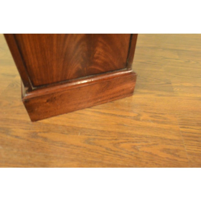 Wood Mahogany Georgian Style Display Pedestal by Leighton Hall For Sale - Image 7 of 8