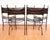 Vintage Dining Chairs in Leather and Wrought Iron, 1970s, Set of 4 For Sale - Image 9 of 18