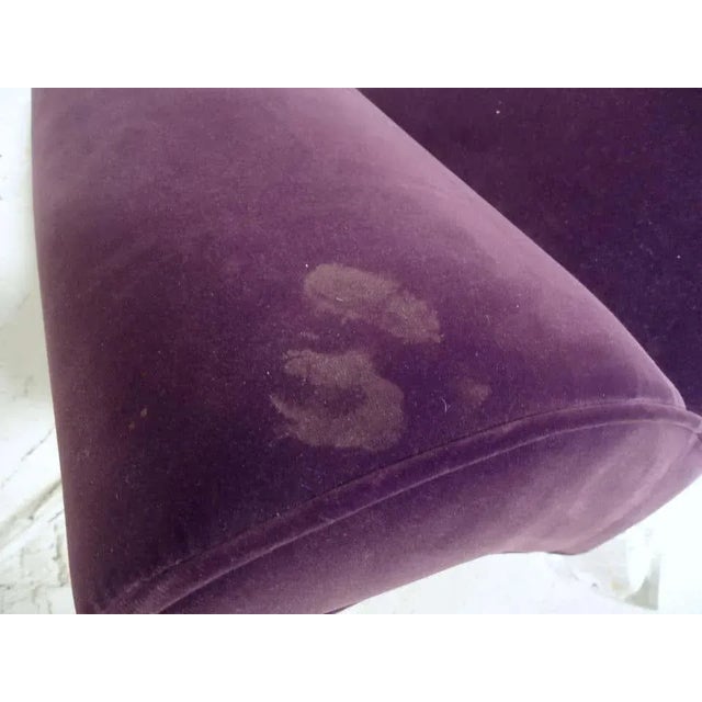 Product titleposh living jake velvet upholstered bench with shoe storage in purple. vintage modern purple bedroom bench