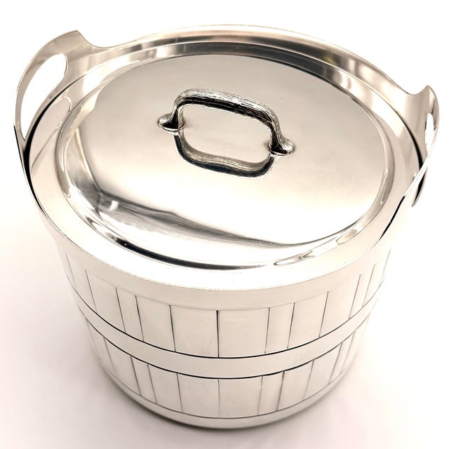 Rare MCM Gorham Silver Plate Ice Bucket For Sale In Portland, ME - Image 6 of 12
