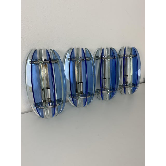 Wall Lamps from Veca, Italy, 1970s, Set of 4 For Sale - Image 4 of 18