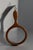 Large Antique Mahogany Magnifying Glass For Sale - Image 6 of 11