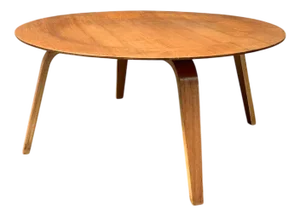 CTW Coffee Table in Ash Plywood by Charles & Ray Eames for Herman Miller / Evans, 1940s