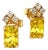 Natural Sapphire Diamond Earrings 14k Gold 1.74 TCW Certified For Sale