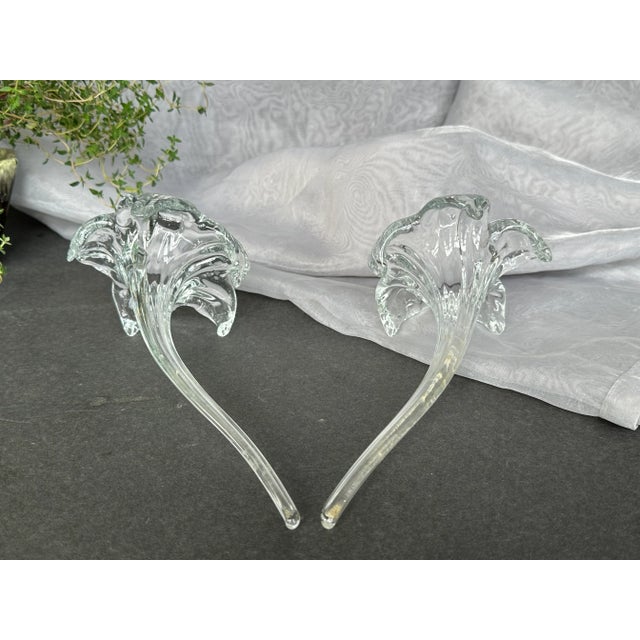 Antique Victorian Glass Crystal Flower Epergne Vases For Sale - Image 12 of 13