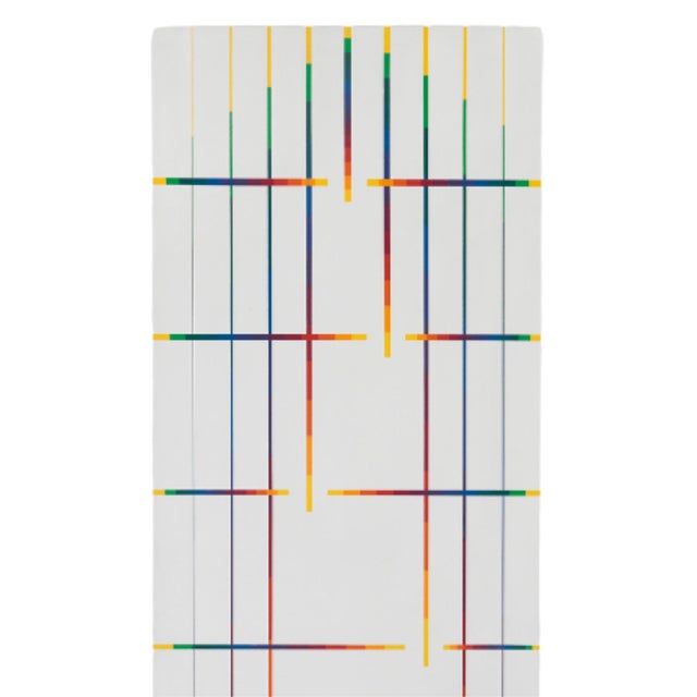 1980s Paolo Minoli, These Few Notes in Light, Italy, 1989, Acrylic on Board For Sale - Image 5 of 9