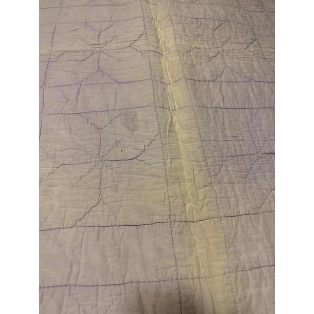 Vintage Eight Point Star Quilt For Sale In Los Angeles - Image 6 of 7