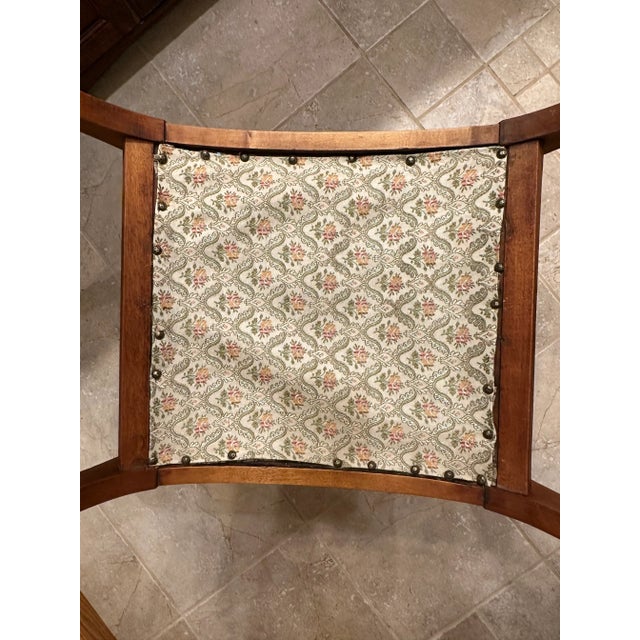 Antique Victorian Bustle Chair Maple For Sale - Image 12 of 12