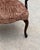 Brown Vintage Leopard Print Cushioned Wooden Chair For Sale - Image 8 of 10