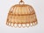 Wood Mid 20th Century Spanish Rattan Pendant Lamp For Sale - Image 7 of 9