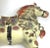 Light Yellow Vintage Chinese Porcelain Golden Horses - a Pair For Sale - Image 8 of 13
