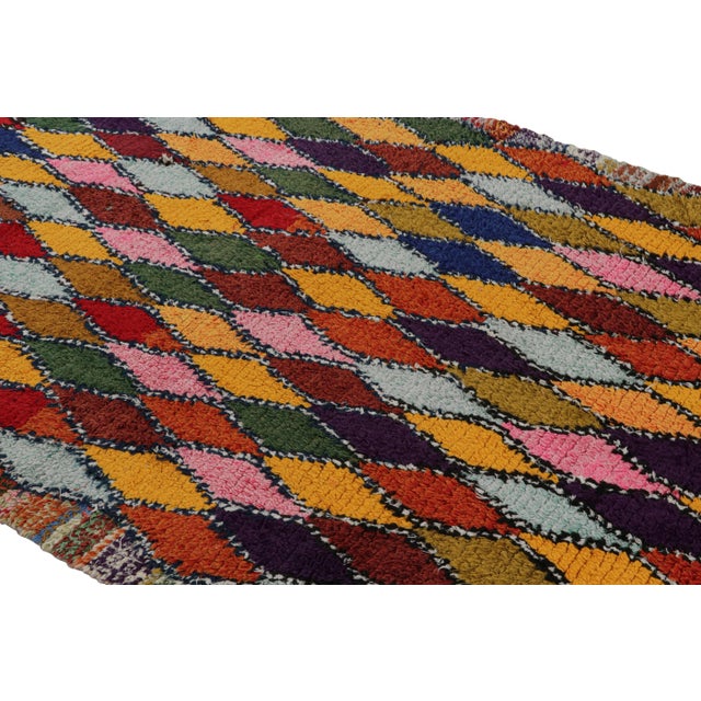 Rug & Kilim Vintage Azilal Moroccan Style Rug, With Diamond Patterns From Rug & Kilim For Sale - Image 4 of 7
